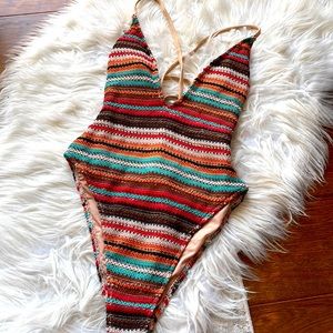 One piece bathing suit